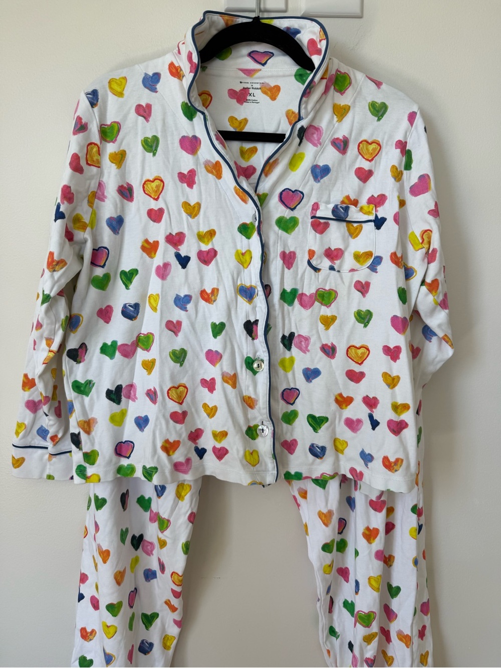 Roller Rabbit x Kerri Rosenthal Heart Pajamas